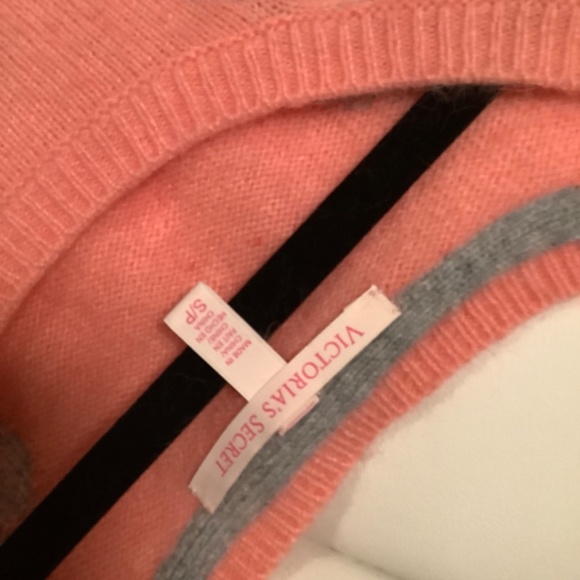 Victoria’’s Secret Pink and Gray Angora Blend Swing Sweater - Picture 2 of 4